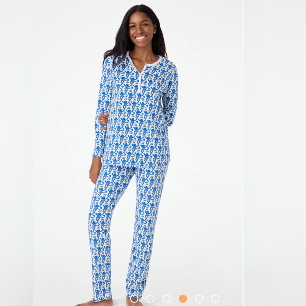 Roller Rabbit ‘Monkey Pajamas’ size XL
